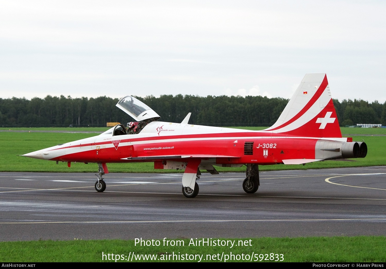 Aircraft Photo of J-3082 | Northrop F-5E Tiger II | Switzerland - Air Force | AirHistory.net #592833