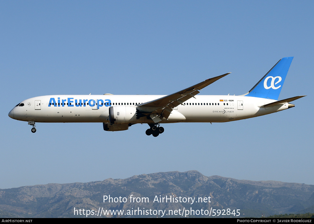 Aircraft Photo of EC-NBM | Boeing 787-9 Dreamliner | Air Europa | AirHistory.net #592845