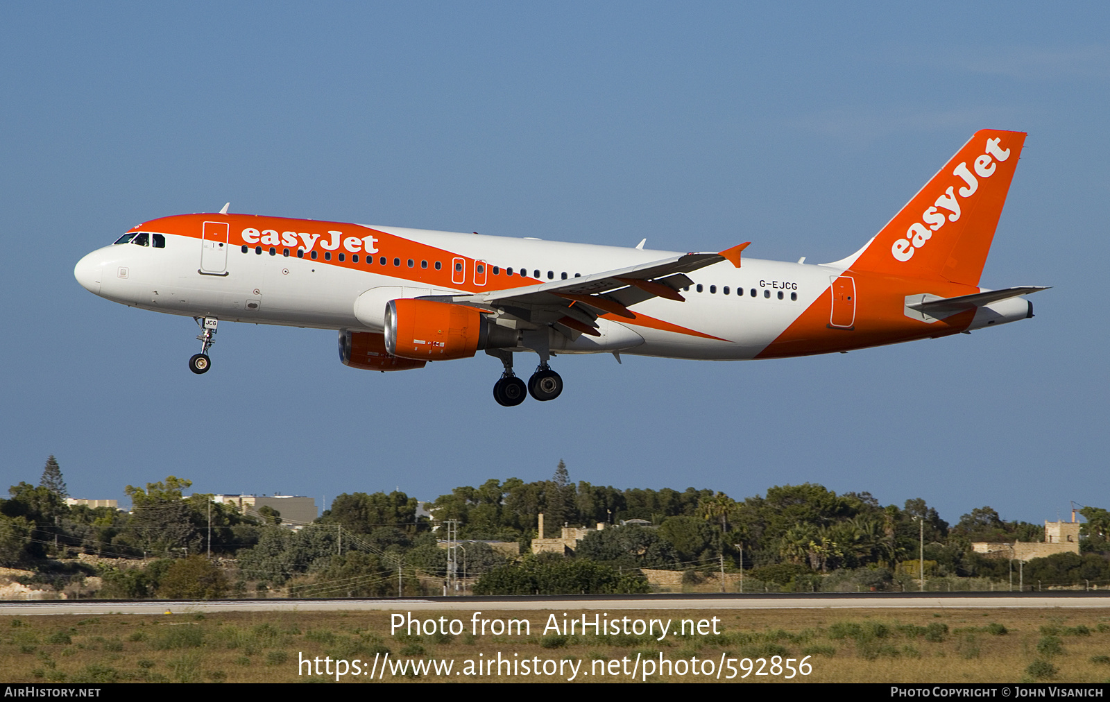 Aircraft Photo of G-EJCG | Airbus A320-214 | EasyJet | AirHistory.net #592856