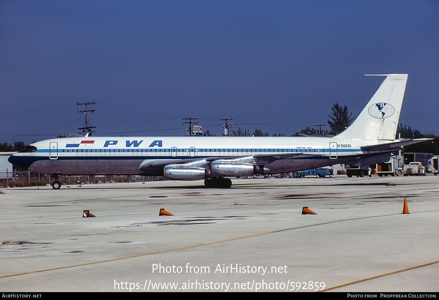 Aircraft Photo of N90651 | Boeing 707-344 | Panama World Airways - PWA | AirHistory.net #592859