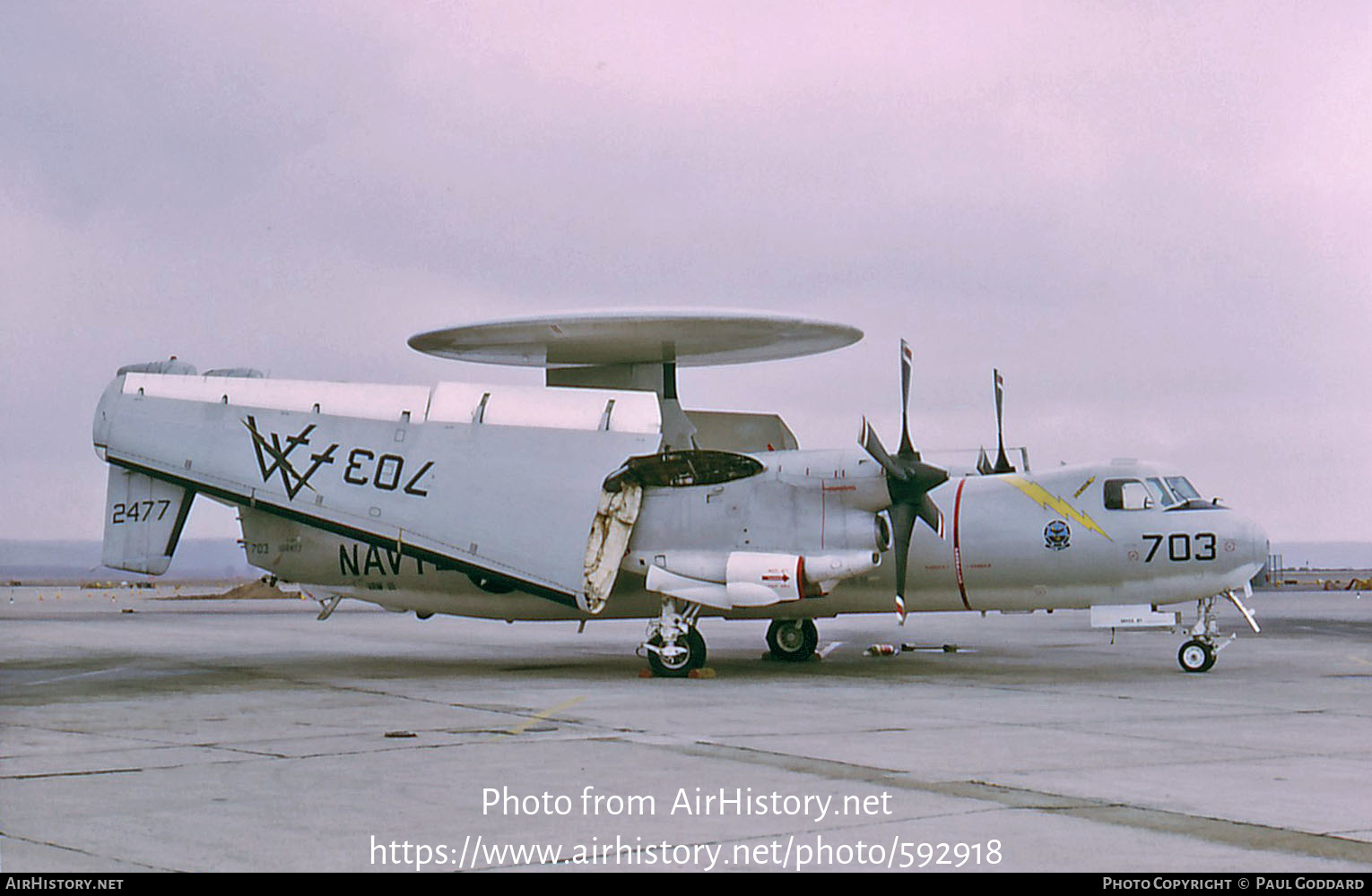 Aircraft Photo of 152477 / 2477 | Grumman E-2B Hawkeye | USA - Navy ...