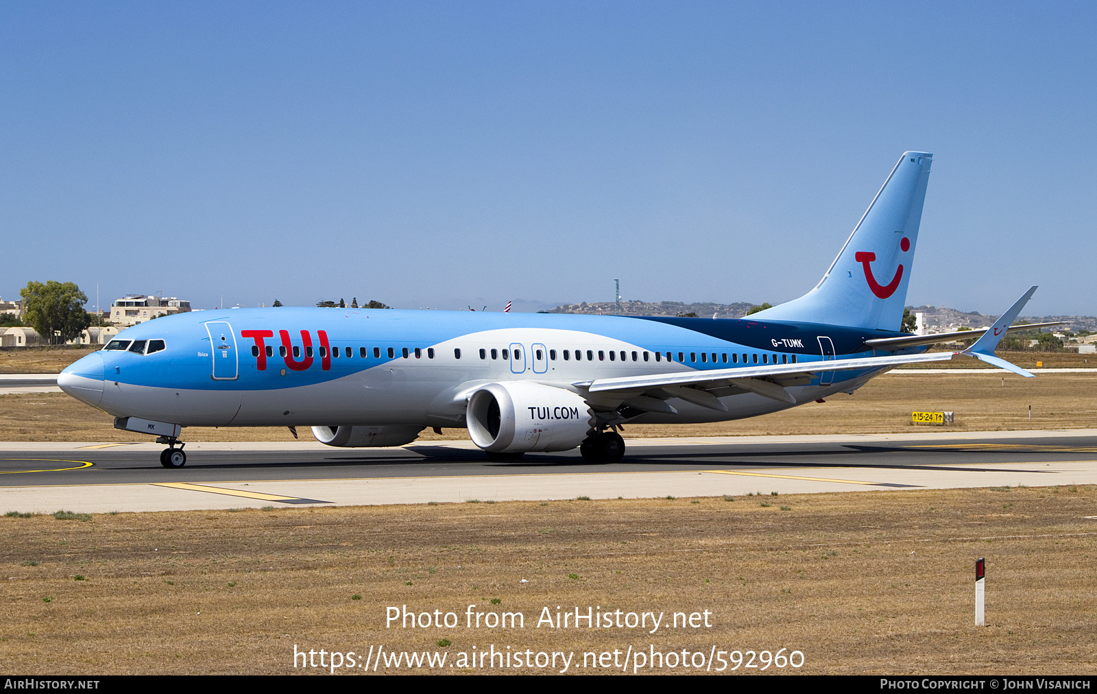 Aircraft Photo of G-TUMK | Boeing 737-8 Max 8 | TUI | AirHistory.net #592960