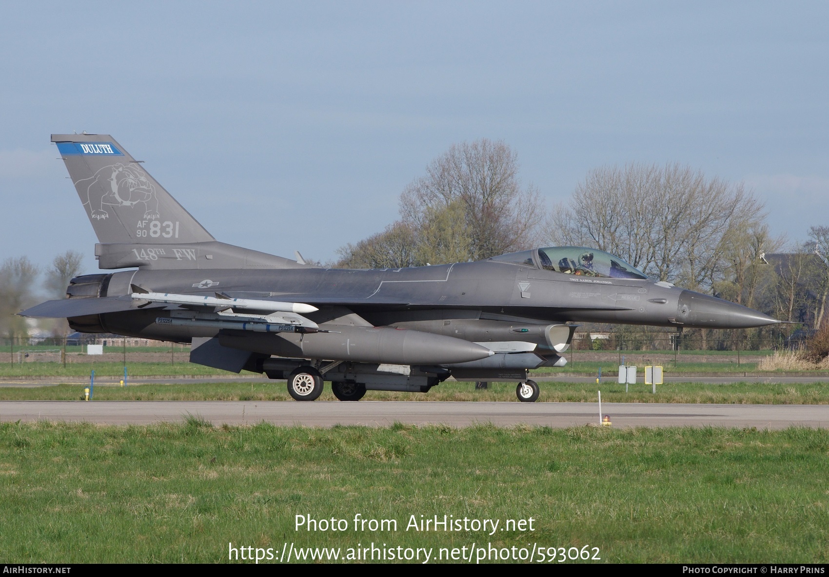 Aircraft Photo of 90-0831 / AF90-831 | General Dynamics F-16CM Fighting Falcon | USA - Air Force | AirHistory.net #593062