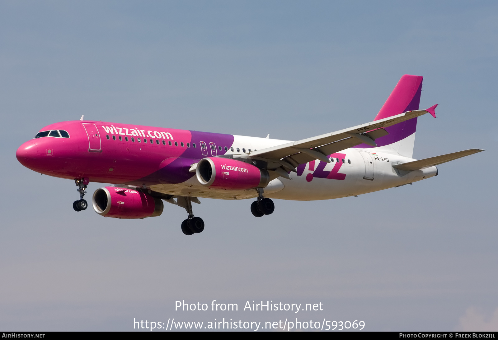 Aircraft Photo of HA-LPQ | Airbus A320-232 | Wizz Air | AirHistory.net #593069