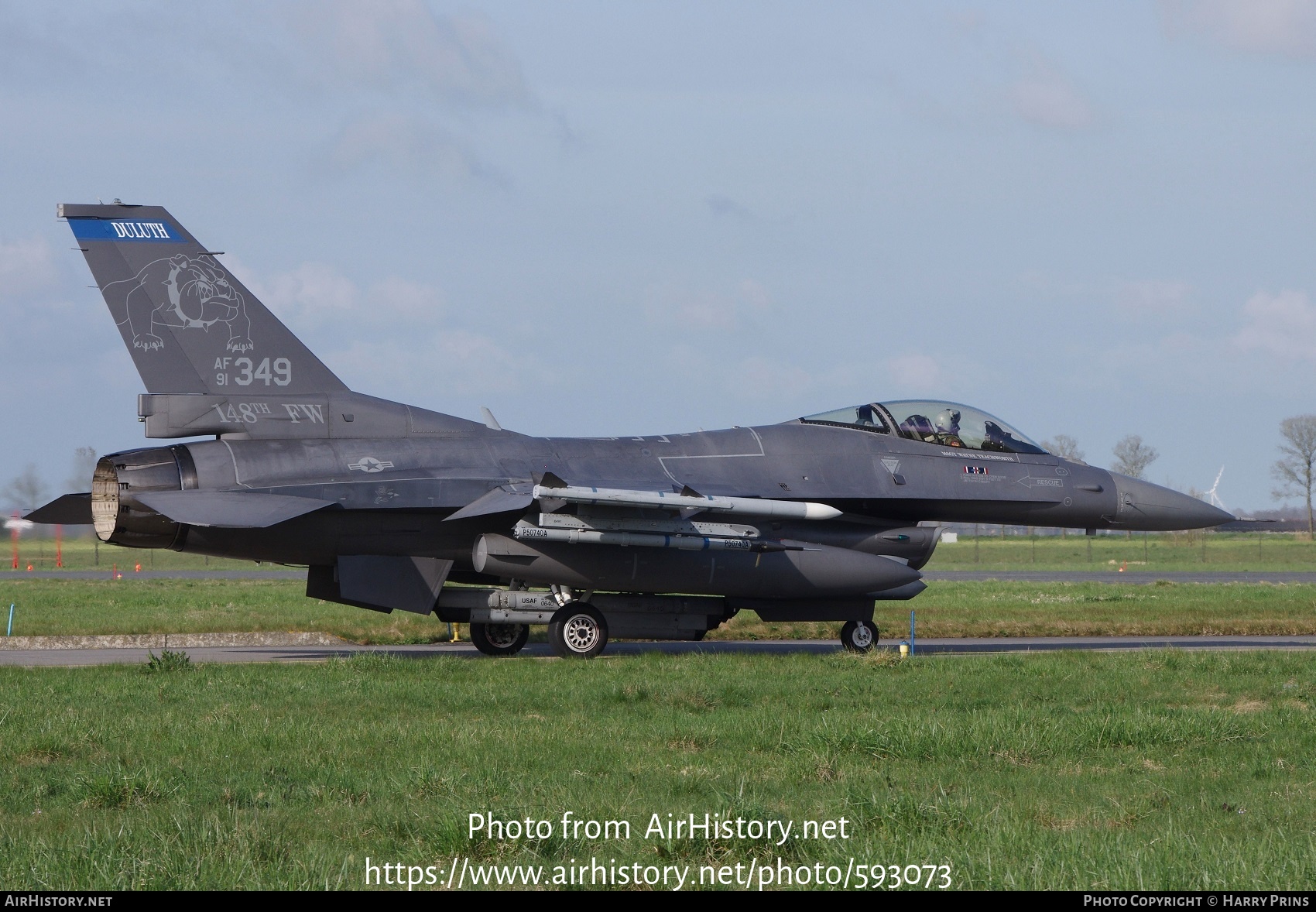 Aircraft Photo of 91-0349 / AF91-349 | General Dynamics F-16CM Fighting Falcon | USA - Air Force | AirHistory.net #593073