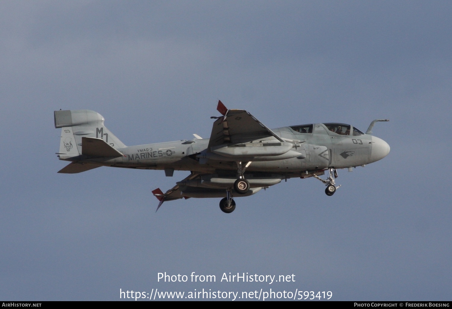 Aircraft Photo of 163032 | Grumman EA-6B Prowler (G-128) | USA - Marines | AirHistory.net #593419