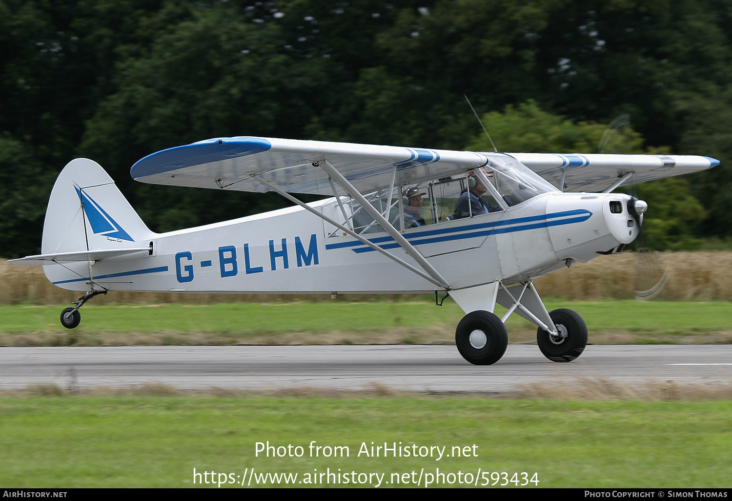 Aircraft Photo of G-BLHM | Piper L-18C Super Cub | AirHistory.net #593434