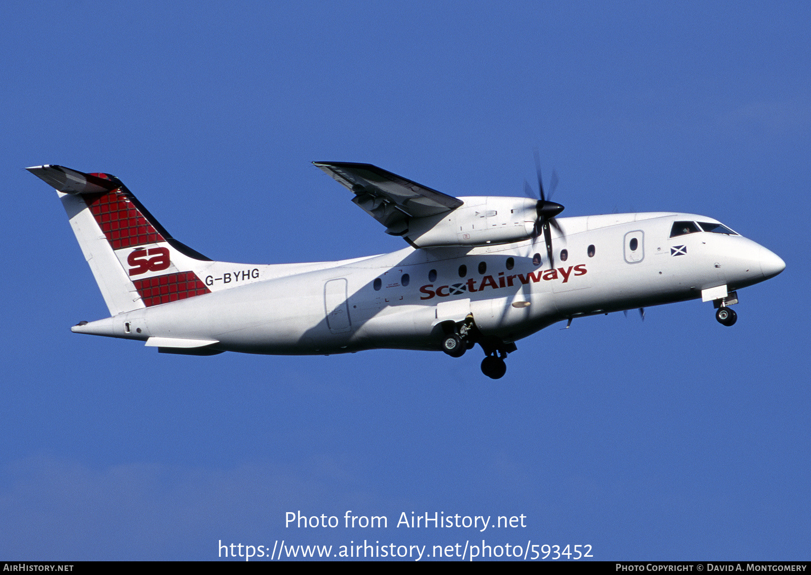 Aircraft Photo of G-BYHG | Dornier 328-110 | Scot Airways | AirHistory.net #593452