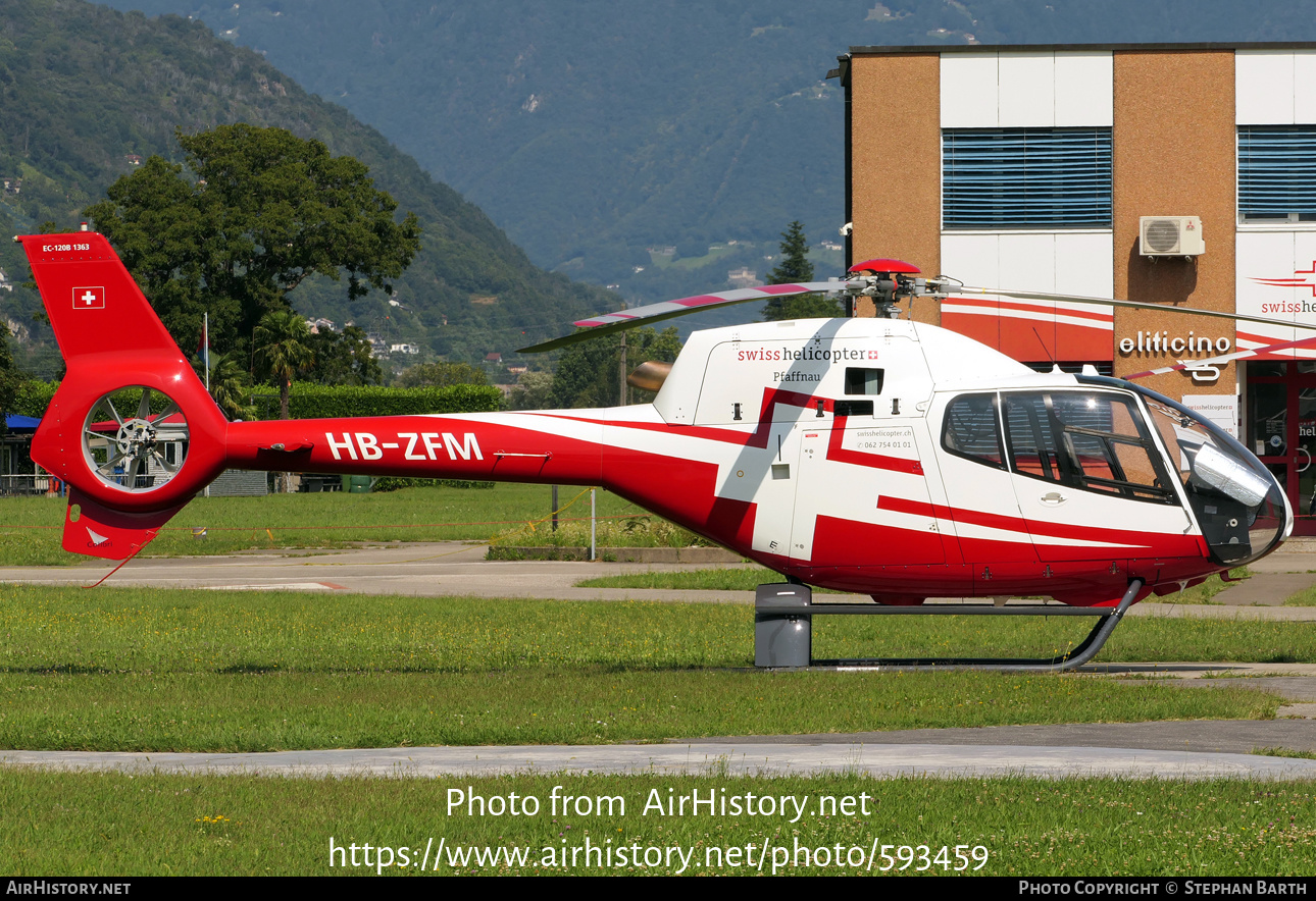 Aircraft Photo of HB-ZFM | Eurocopter EC-120B Colibri | Swiss Helicopter | AirHistory.net #593459