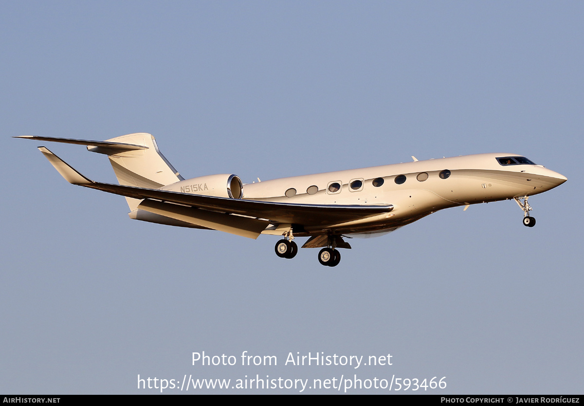 Aircraft Photo of N515KA | Gulfstream Aerospace G650 (G-VI) | AirHistory.net #593466