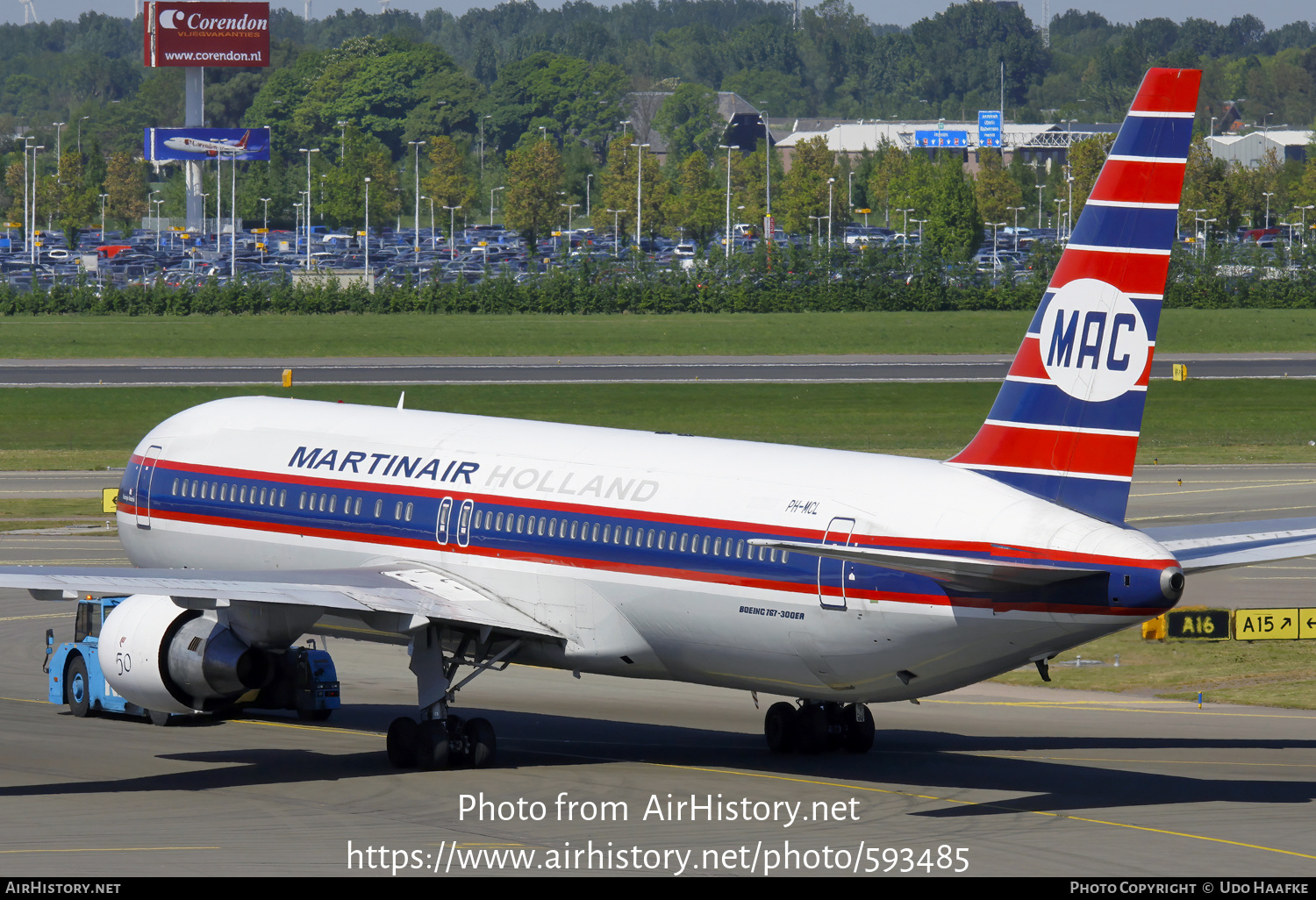 Aircraft Photo of PH-MCL | Boeing 767-31A/ER | Martinair | Martinair Holland | AirHistory.net #593485