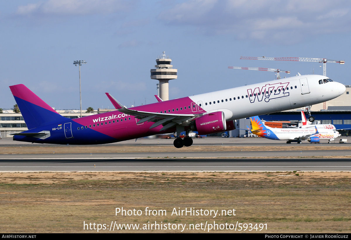 Aircraft Photo of HA-LZI | Airbus A321-271NX | Wizz Air | AirHistory.net #593491