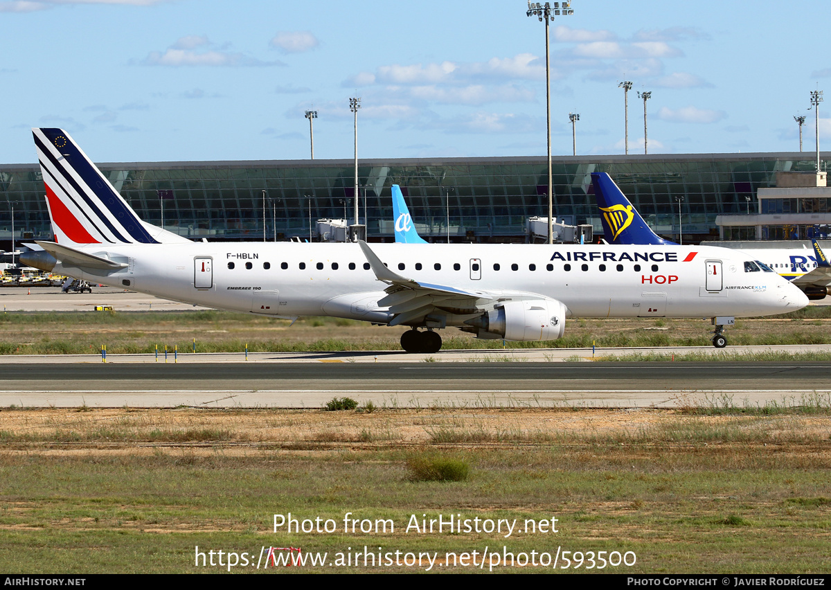 Aircraft Photo of F-HBLN | Embraer 190STD (ERJ-190-100STD) | Air France | AirHistory.net #593500