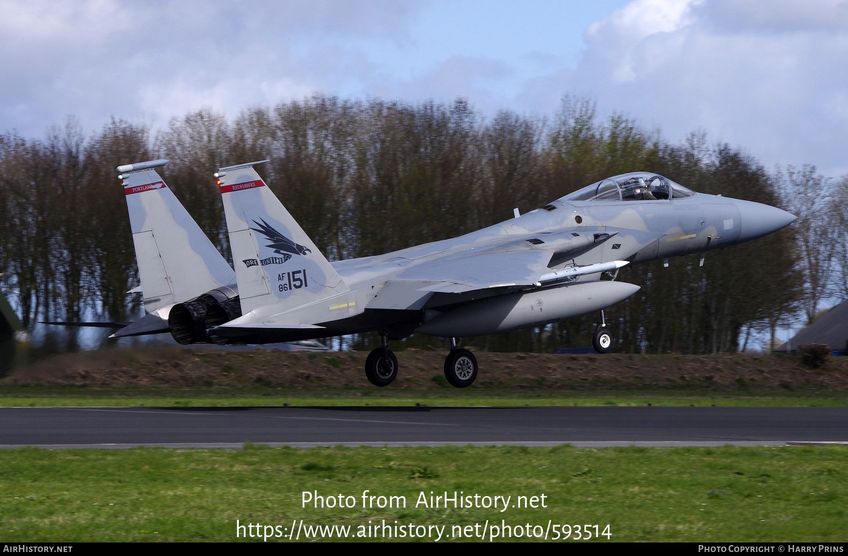 Aircraft Photo of 86-0151 / AF86-151 | McDonnell Douglas F-15C Eagle | USA - Air Force | AirHistory.net #593514