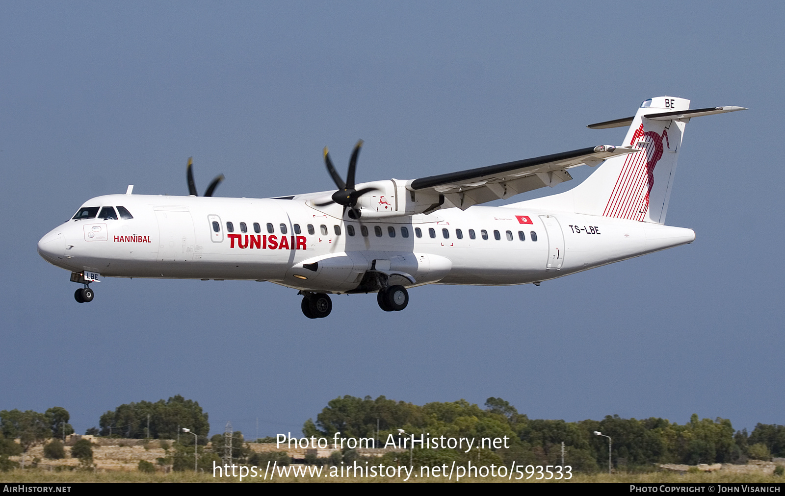 Aircraft Photo of TS-LBE | ATR ATR-72-500 (ATR-72-212A) | Tunisair Express | AirHistory.net #593533