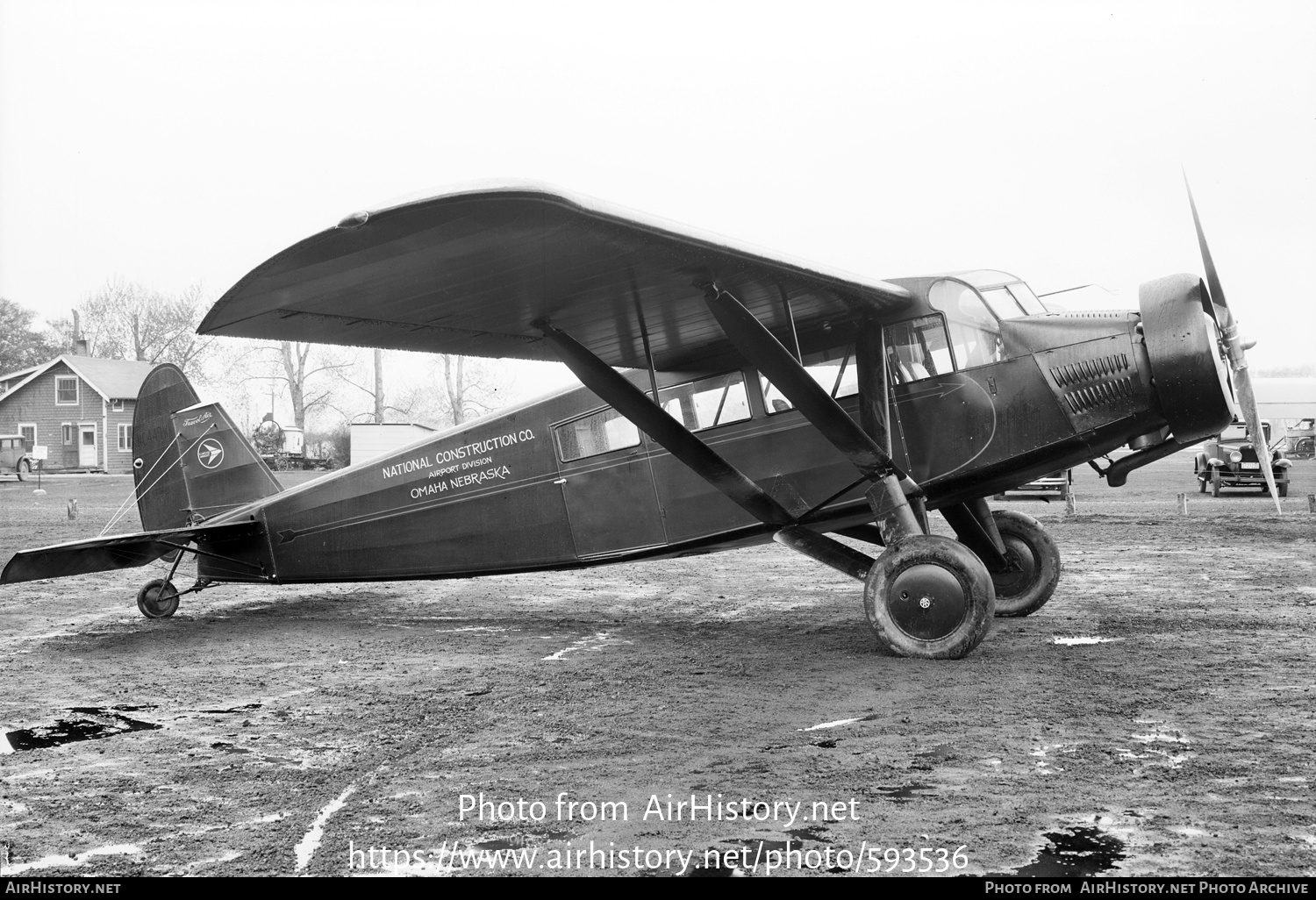 Aircraft Photo of NC447W | Curtiss-Wright Model 6B | National Construction Company | AirHistory.net #593536