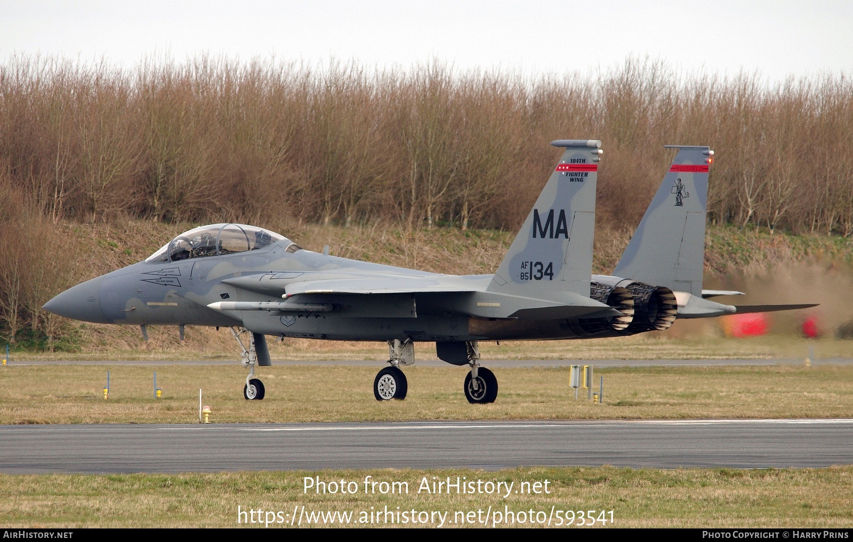 Aircraft Photo of 85-0134 / AF85-134 | McDonnell Douglas F-15D Eagle ...