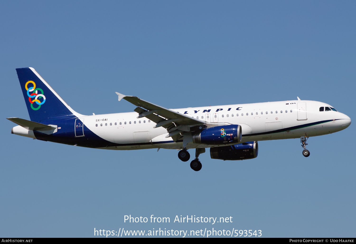 Aircraft Photo of SX-OAI | Airbus A320-232 | Olympic | AirHistory.net #593543