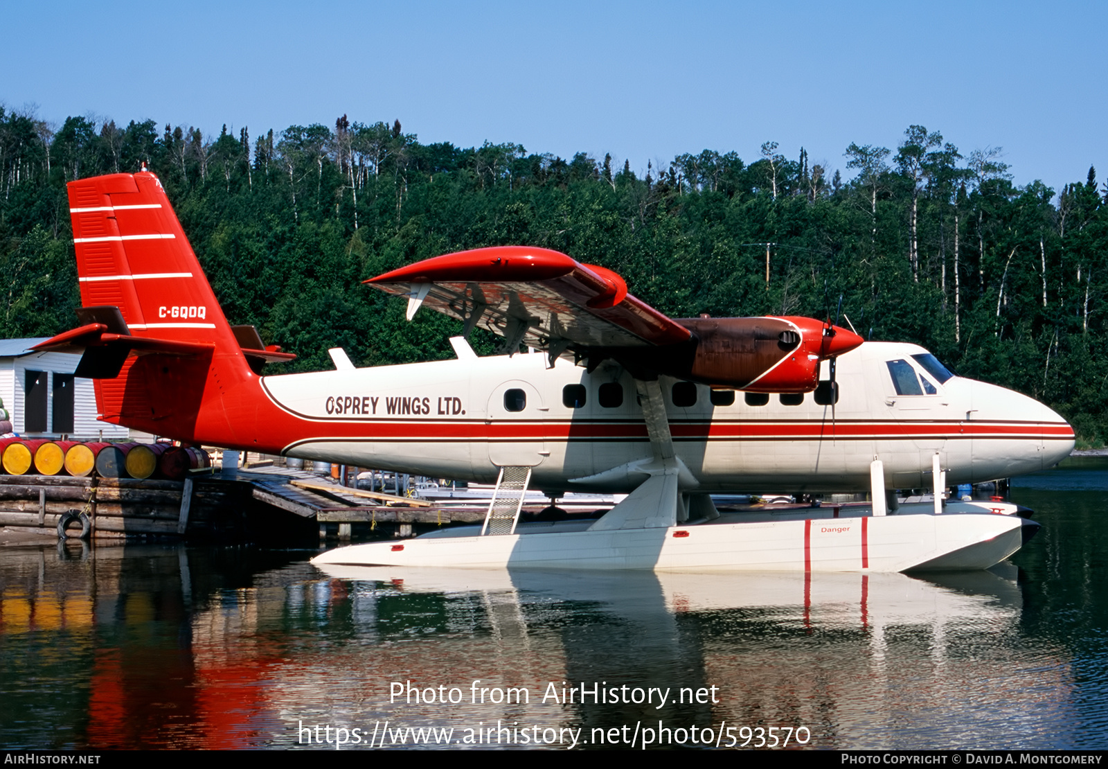 Aircraft Photo of C-GQOQ | De Havilland Canada DHC-6-200 Twin Otter | Osprey Wings | AirHistory.net #593570