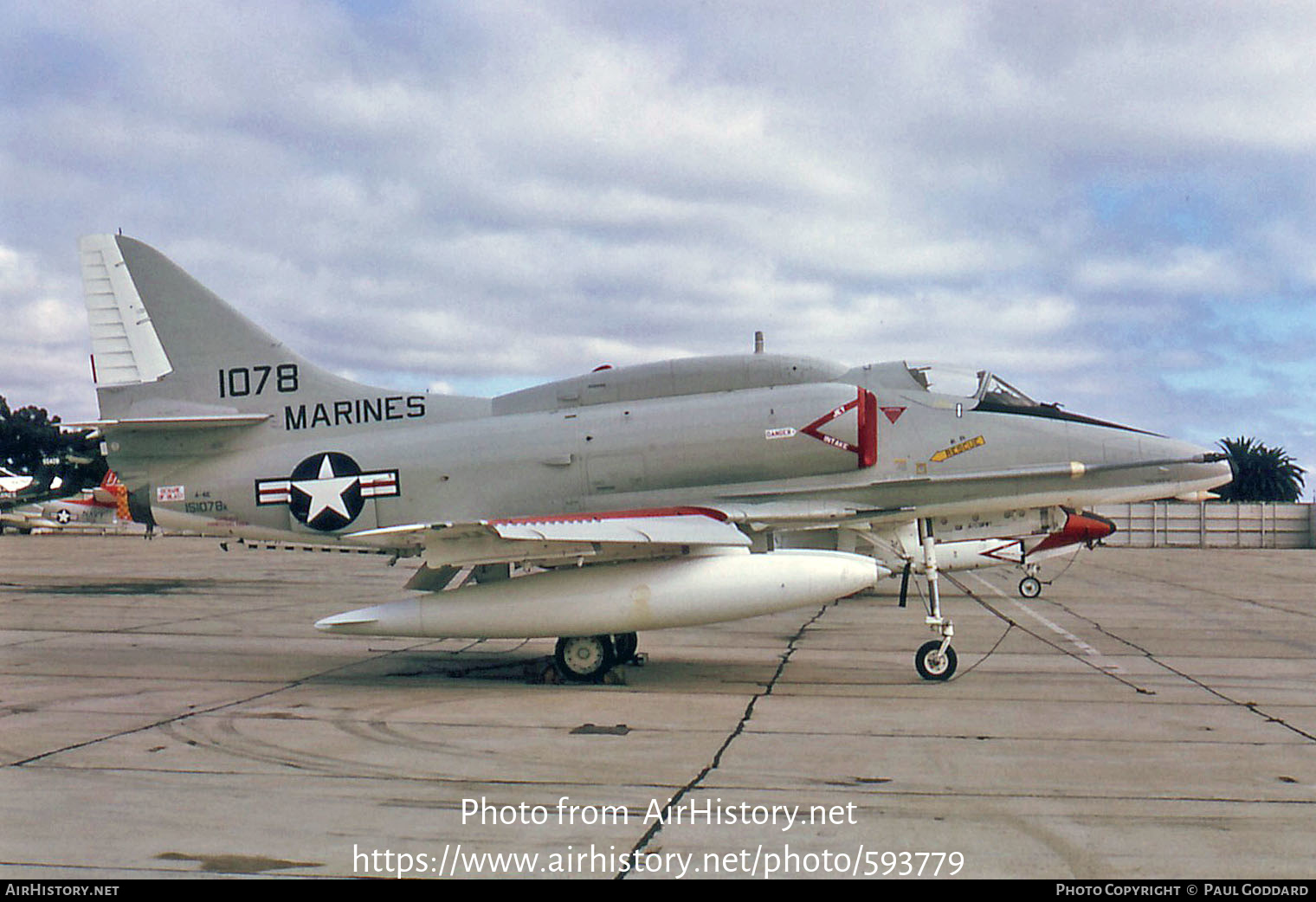 Aircraft Photo of 151078 / 1078 | Douglas A-4E Skyhawk (A4D-5) | USA - Marines | AirHistory.net #593779