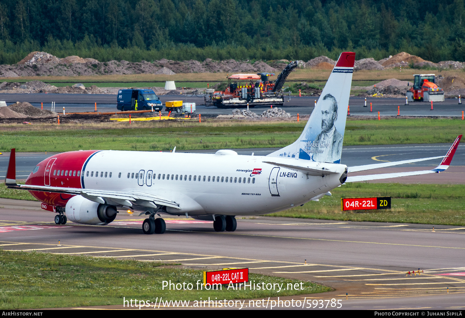 Aircraft Photo of LN-ENQ | Boeing 737-800 | Norwegian | AirHistory.net #593785