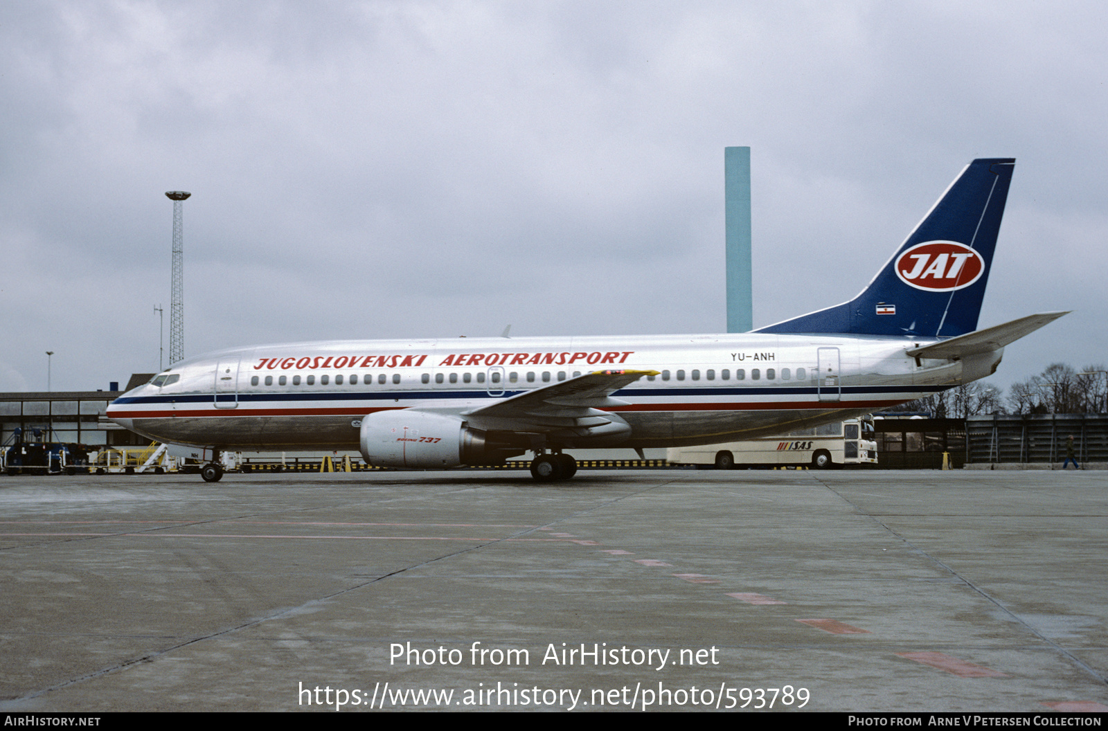 Aircraft Photo of YU-ANH | Boeing 737-3H9 | JAT Yugoslav Airlines - Jugoslovenski Aerotransport | AirHistory.net #593789