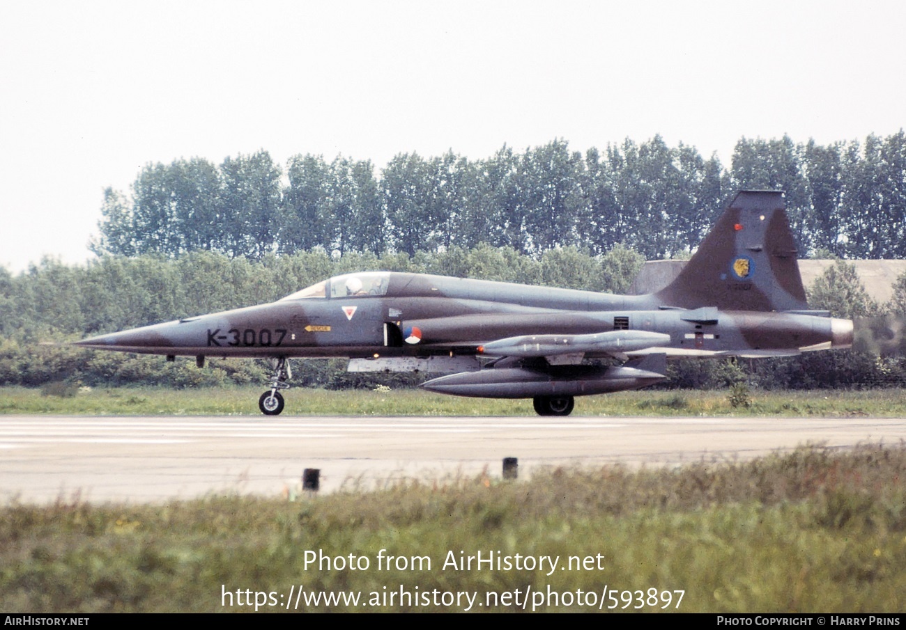 Aircraft Photo of K-3007 | Canadair NF-5A | Netherlands - Air Force | AirHistory.net #593897