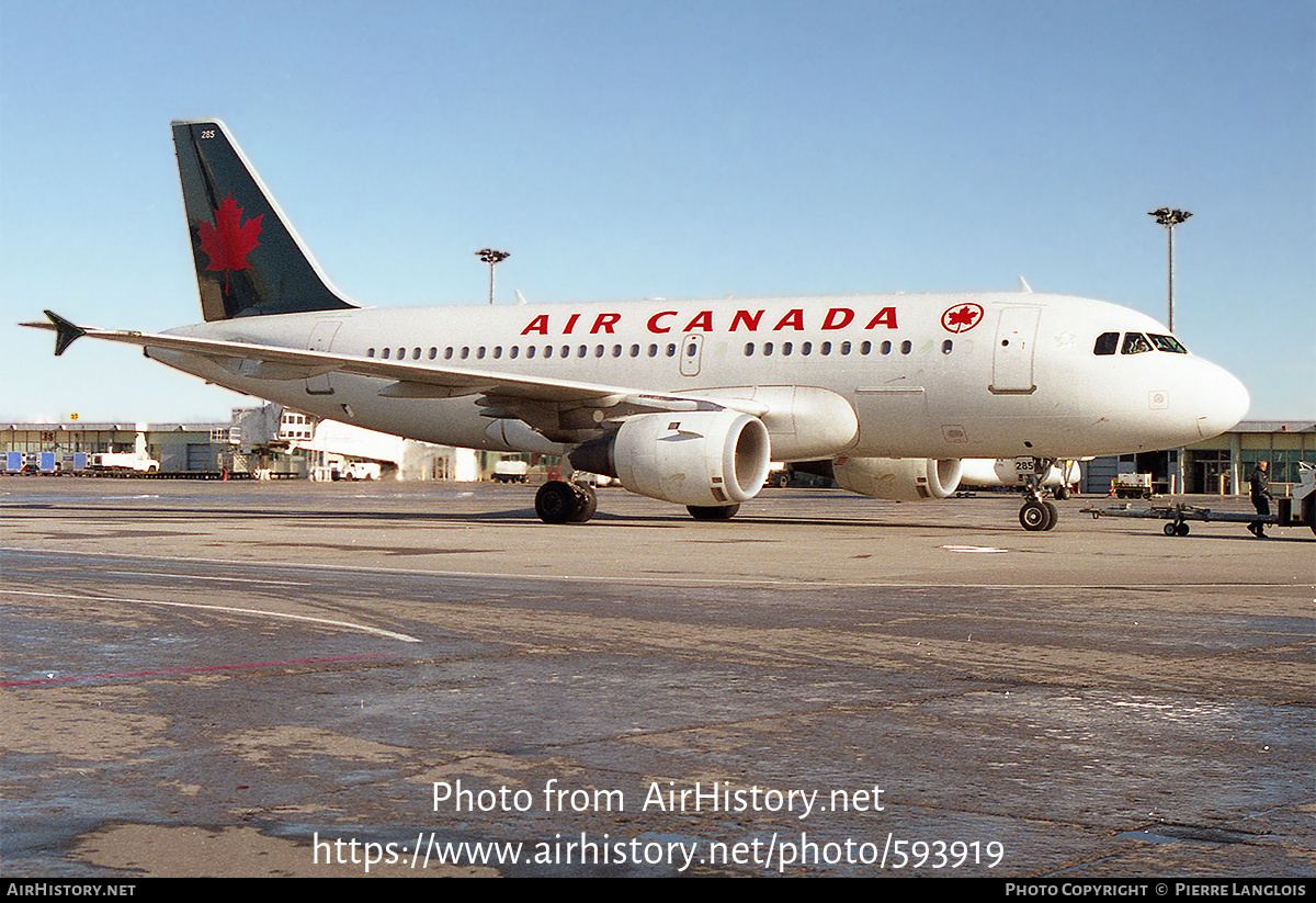 Aircraft Photo of C-GBIP | Airbus A319-114 | Air Canada | AirHistory.net #593919