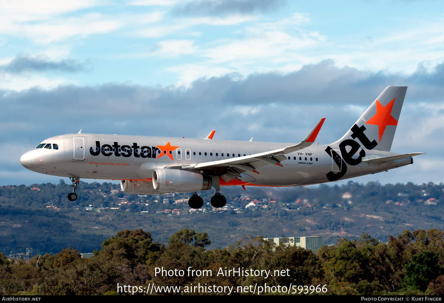 Aircraft Photo of VH-XNP | Airbus A320-232 | Jetstar Airways | AirHistory.net #593966