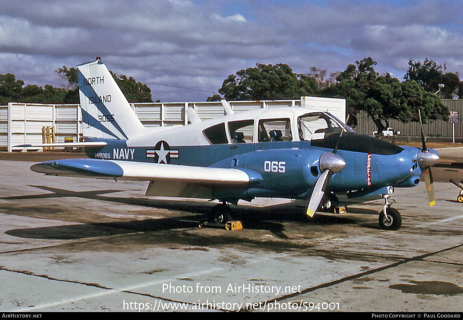 Aircraft Photo of 149065 / 9065 | Piper U-11A Aztec (UO-1/PA-23-250) | USA - Navy | AirHistory.net #594001