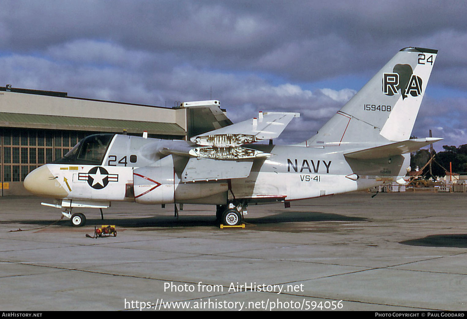 Aircraft Photo of 159408 | Lockheed S-3A Viking | USA - Navy | AirHistory.net #594056