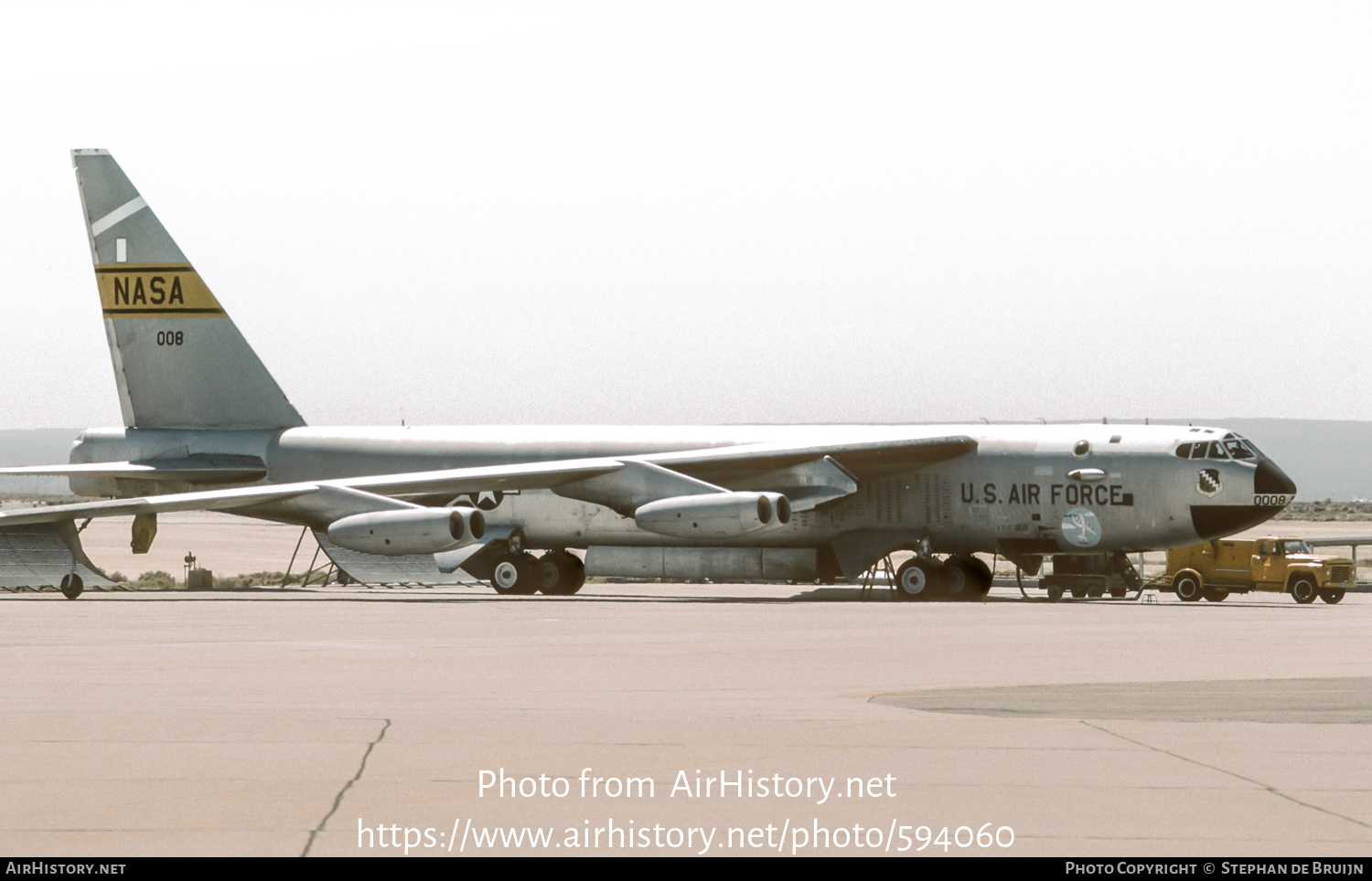 Aircraft Photo of NASA 008 / 0008 | Boeing NB-52B Stratofortress | NASA - National Aeronautics and Space Administration | AirHistory.net #594060