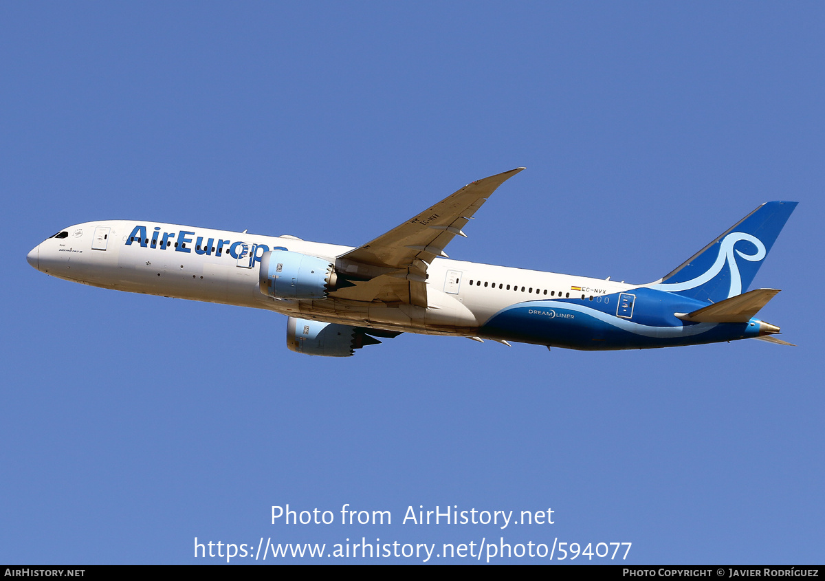 Aircraft Photo of EC-NVX | Boeing 787-9 Dreamliner | Air Europa | AirHistory.net #594077