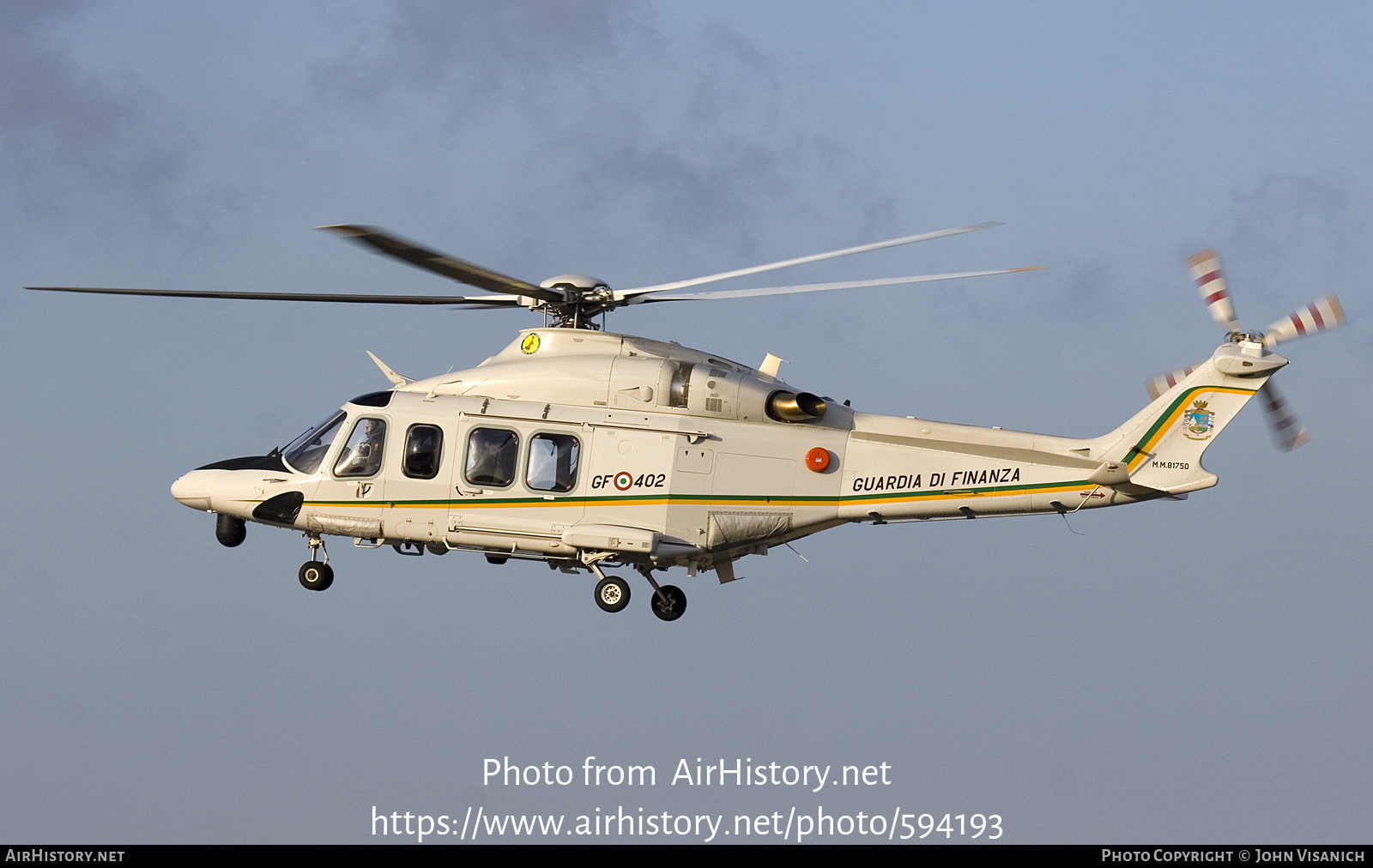 Aircraft Photo of MM81750 | AgustaWestland AW-139 | Italy - Guardia di Finanza | AirHistory.net #594193