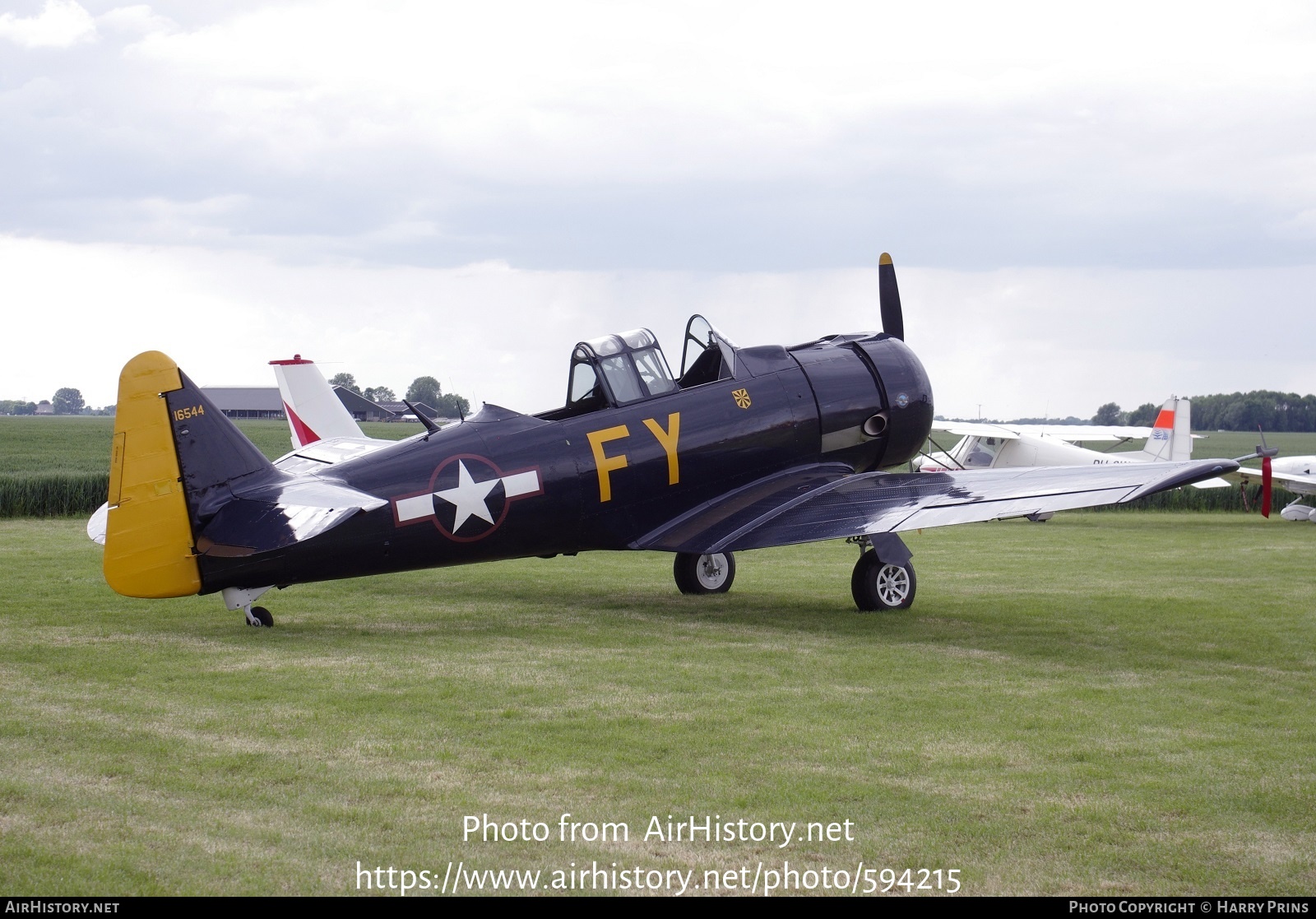 Aircraft Photo of N13FY / 16544 | North American AT-6A Texan | USA - Air Force | AirHistory.net #594215