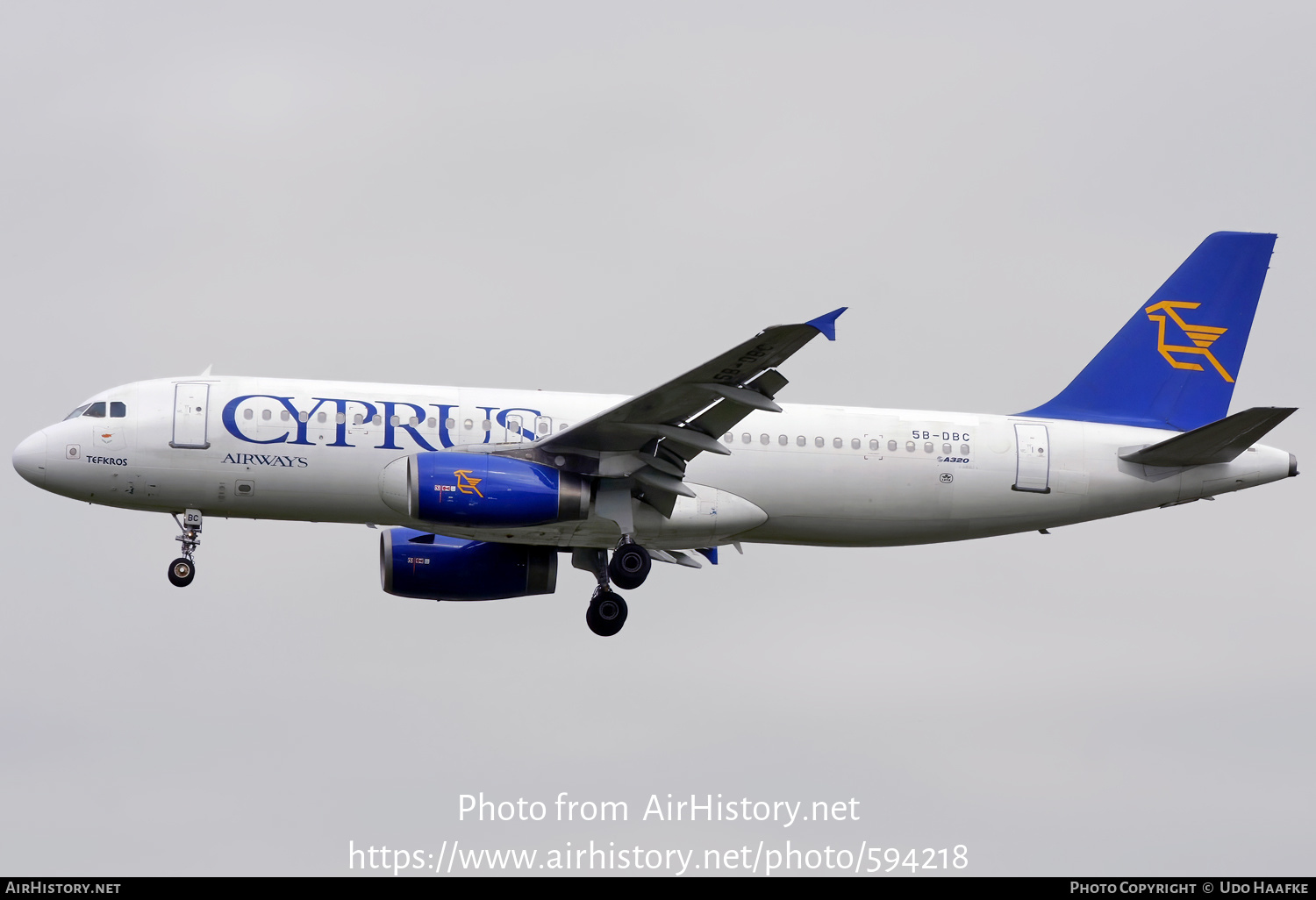 Aircraft Photo of 5B-DBC | Airbus A320-231 | Cyprus Airways | AirHistory.net #594218