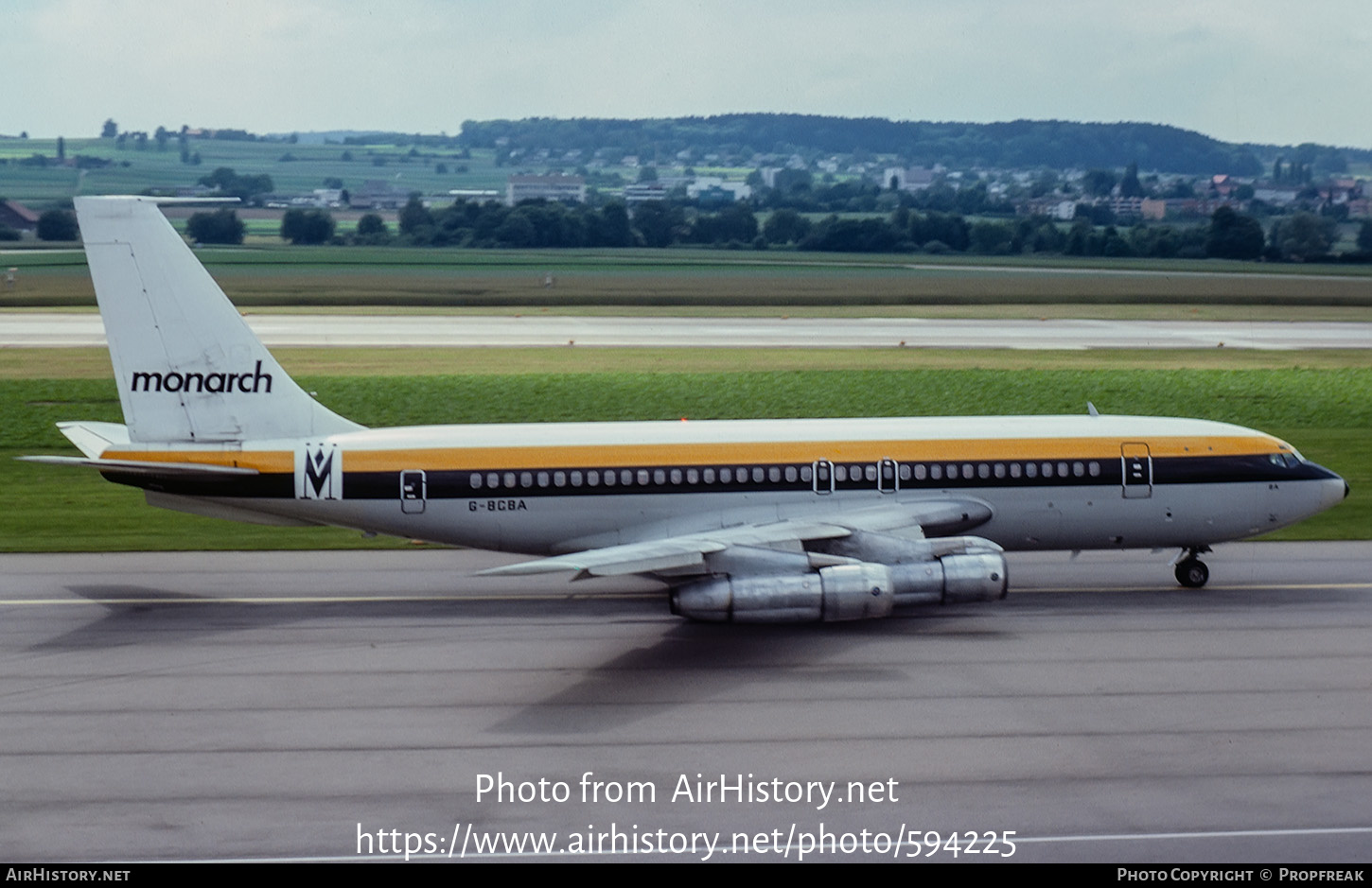 Aircraft Photo of G-BCBA | Boeing 720-023B | Monarch Airlines | AirHistory.net #594225