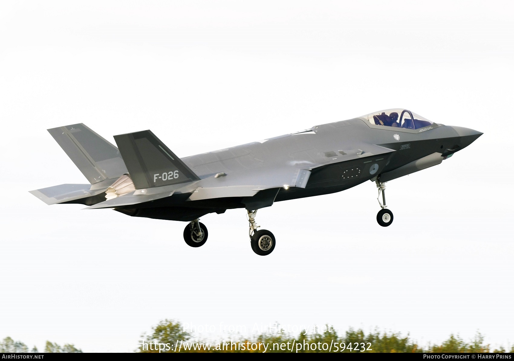 Aircraft Photo of F-026 | Lockheed Martin F-35A Lightning II | Netherlands - Air Force | AirHistory.net #594232