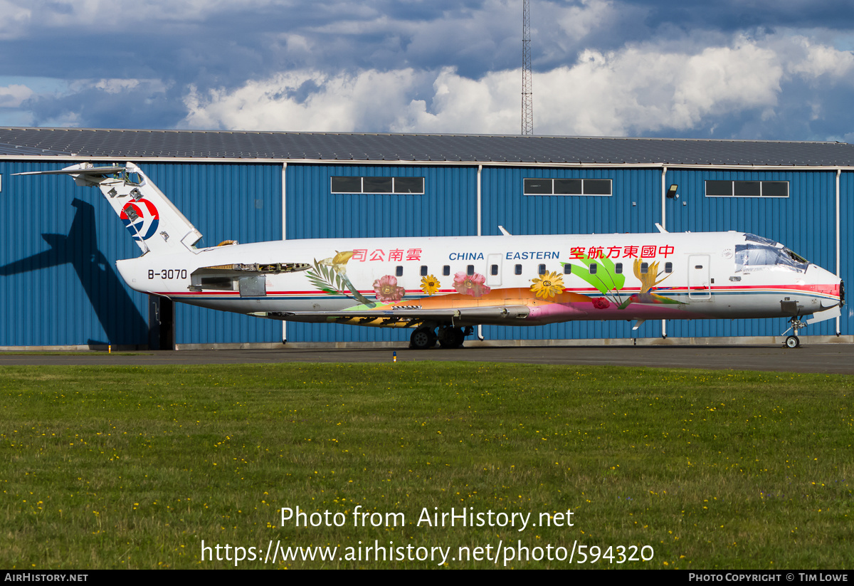 Aircraft Photo of B-3070 | Bombardier CRJ-200ER (CL-600-2B19) | China Eastern Yunnan Airlines | AirHistory.net #594320