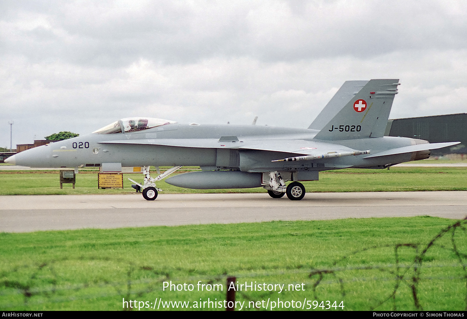 Aircraft Photo of J-5020 | McDonnell Douglas F/A-18C Hornet | Switzerland - Air Force | AirHistory.net #594344