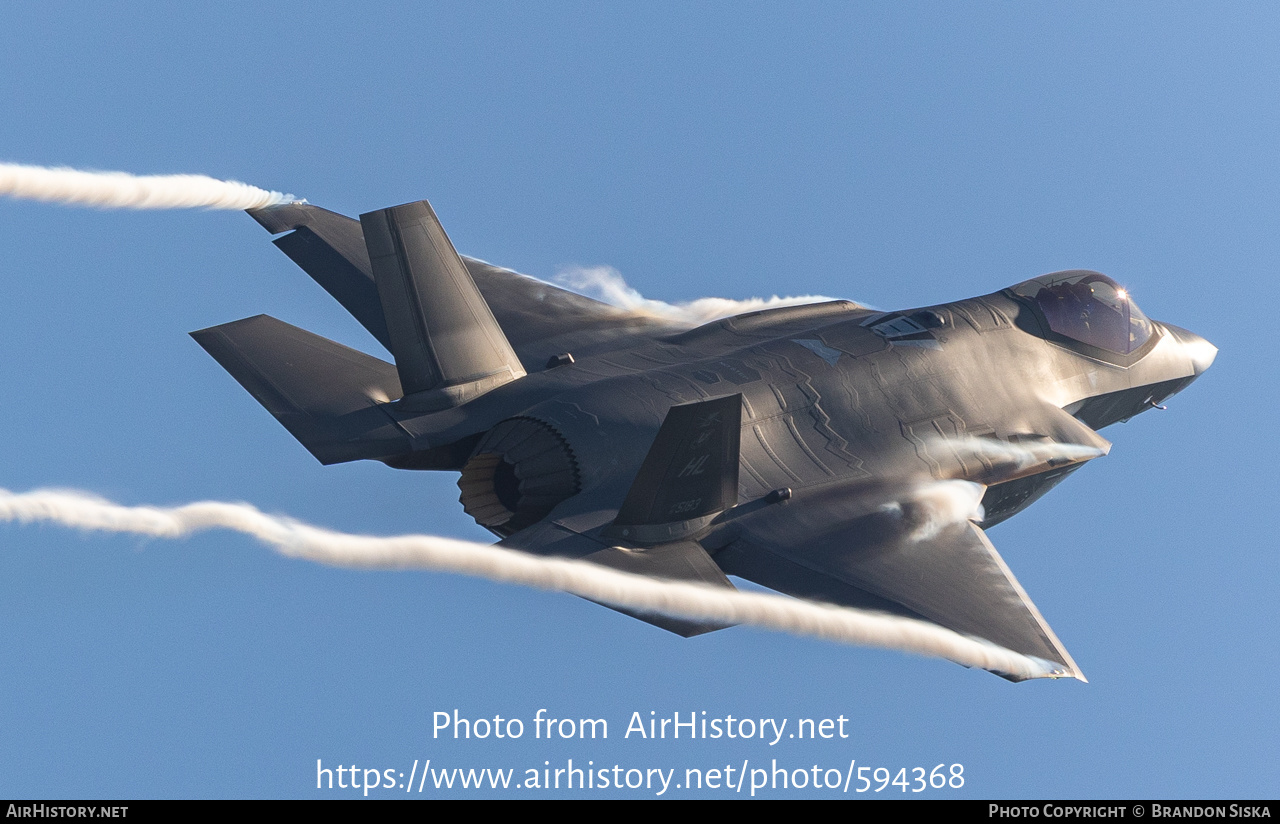 Aircraft Photo of 15-5183 / AF15-5183 | Lockheed Martin F-35A Lightning II | USA - Air Force | AirHistory.net #594368