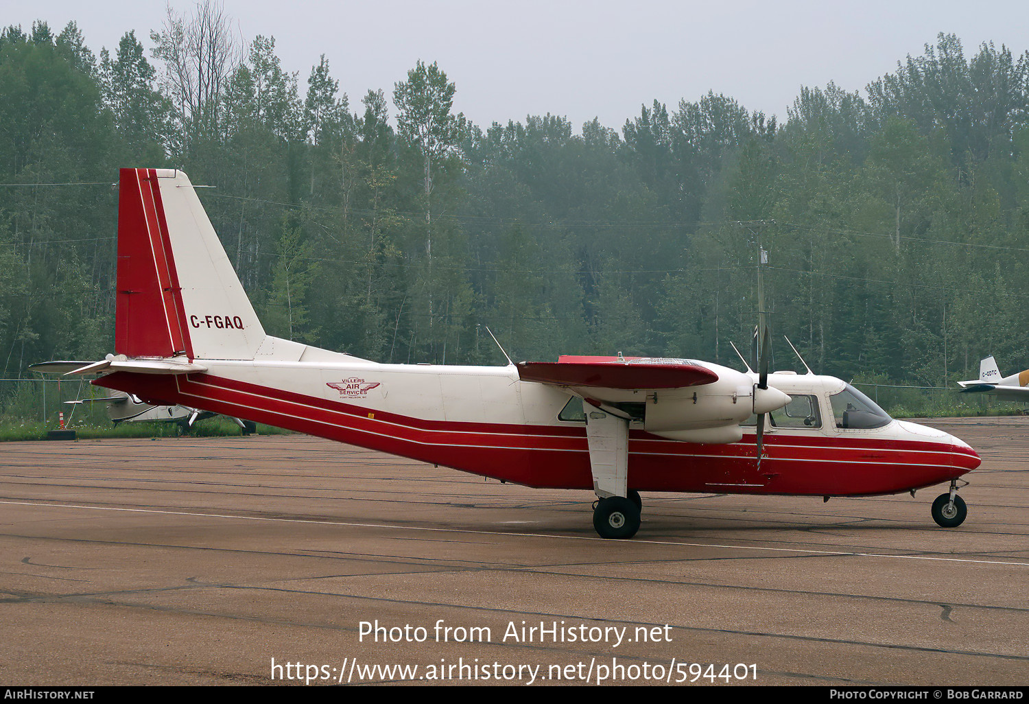 Aircraft Photo of C-FGAQ | Britten-Norman BN-2A-27 Islander | Villers Air Services | AirHistory.net #594401