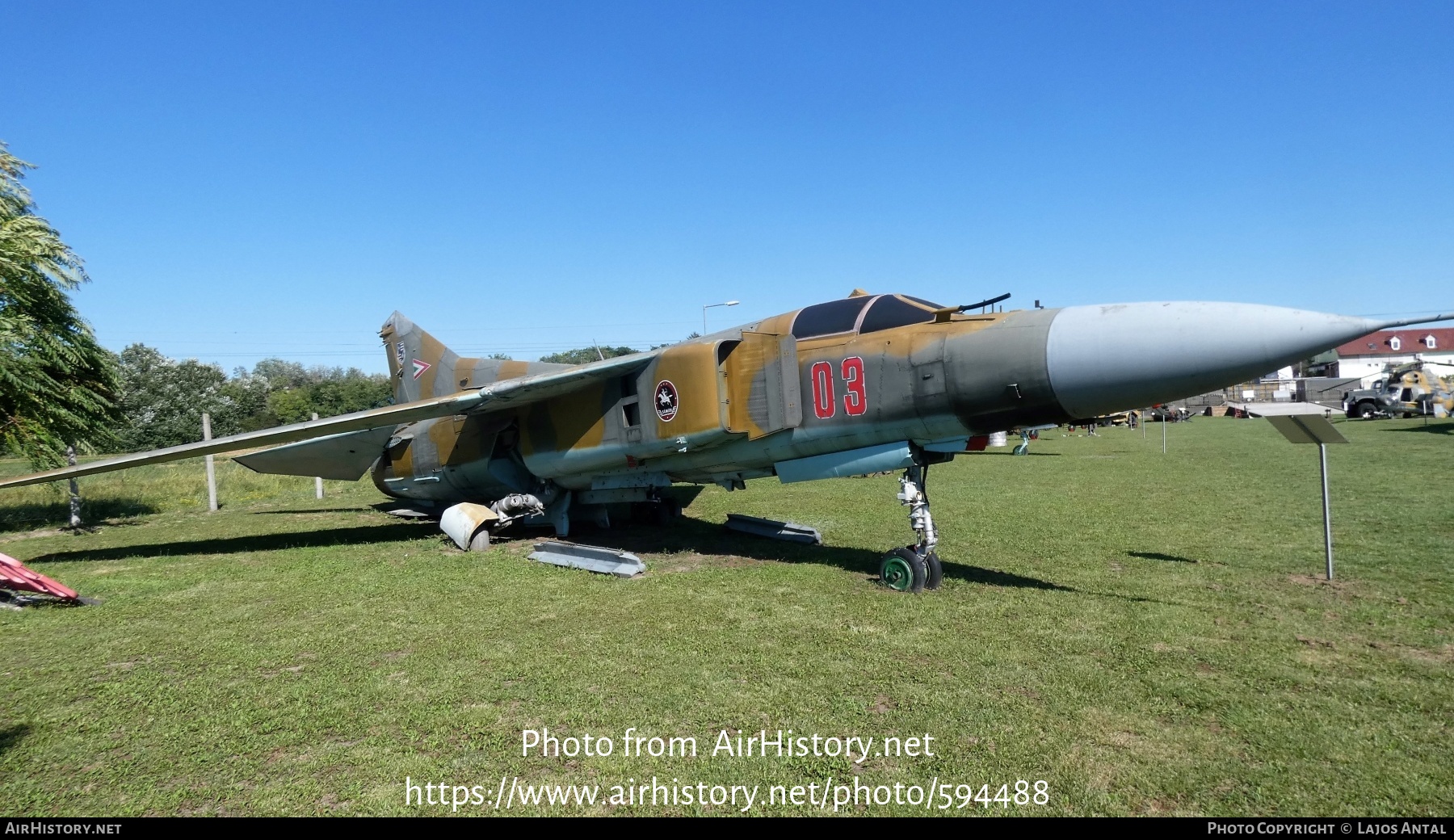 Aircraft Photo of 03 | Mikoyan-Gurevich MiG-23MF | Hungary - Air Force | AirHistory.net #594488