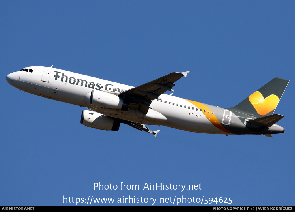 Aircraft Photo of LY-VEI | Airbus A320-233 | Thomas Cook Airlines | AirHistory.net #594625