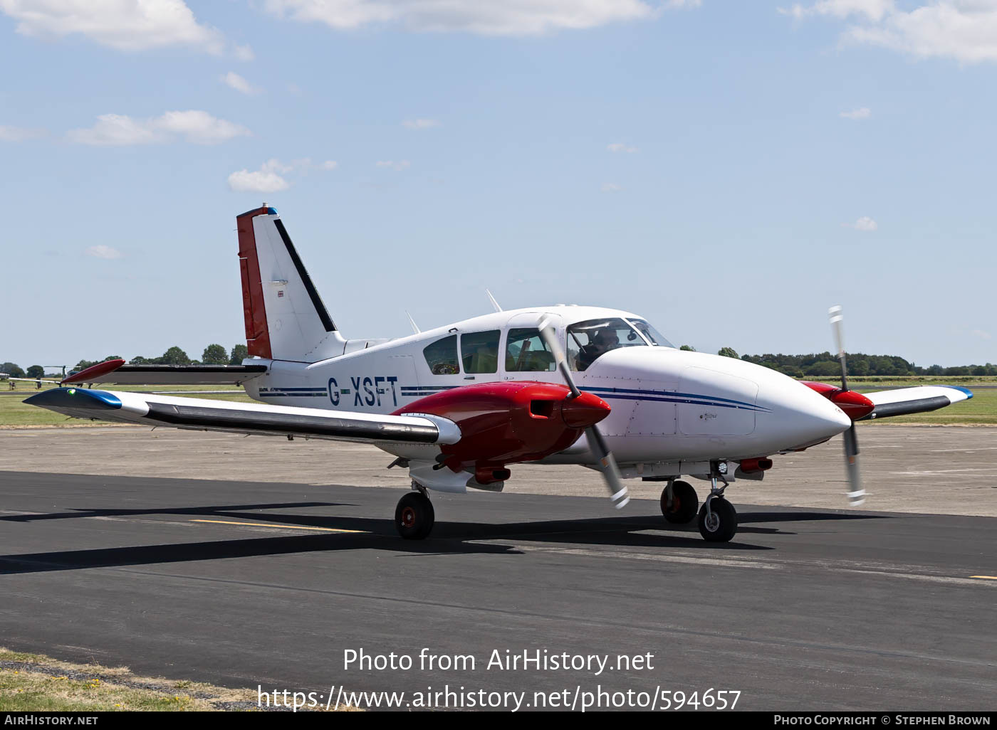 Aircraft Photo of G-XSFT | Piper PA-23-250 Aztec F | AirHistory.net #594657
