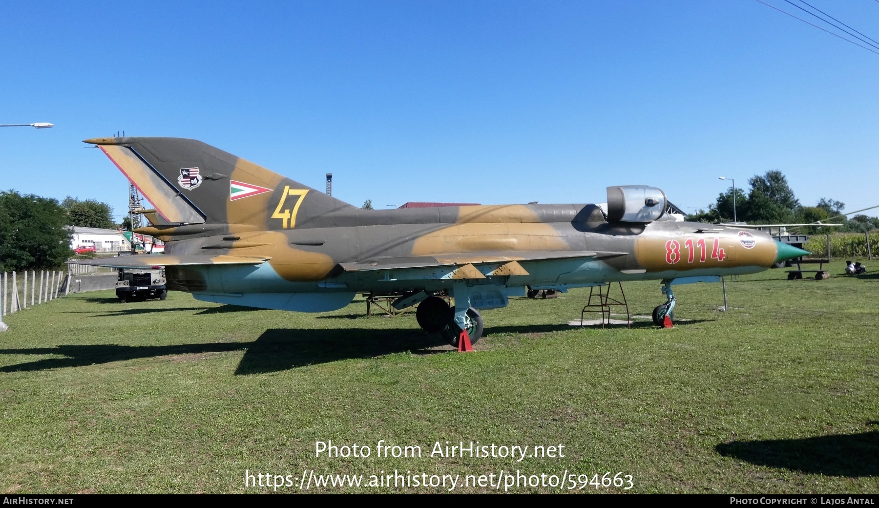 Aircraft Photo of 8114 | Mikoyan-Gurevich MiG-21MF | Hungary - Air Force | AirHistory.net #594663