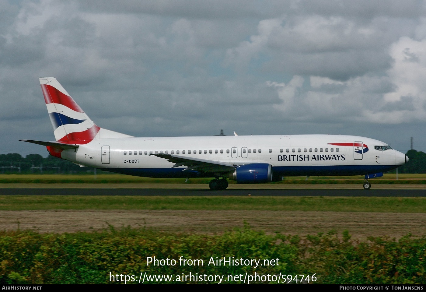 Aircraft Photo of G-DOCT | Boeing 737-436 | British Airways | AirHistory.net #594746