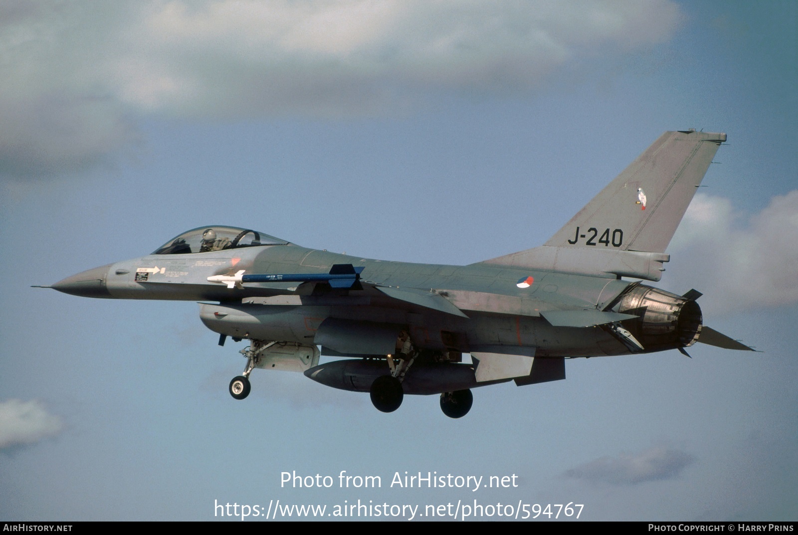 Aircraft Photo of J-240 | General Dynamics F-16A Fighting Falcon ...