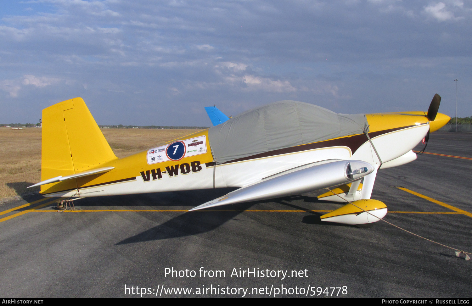 Aircraft Photo of VH-WOB | Van's RV-7 | AirHistory.net #594778