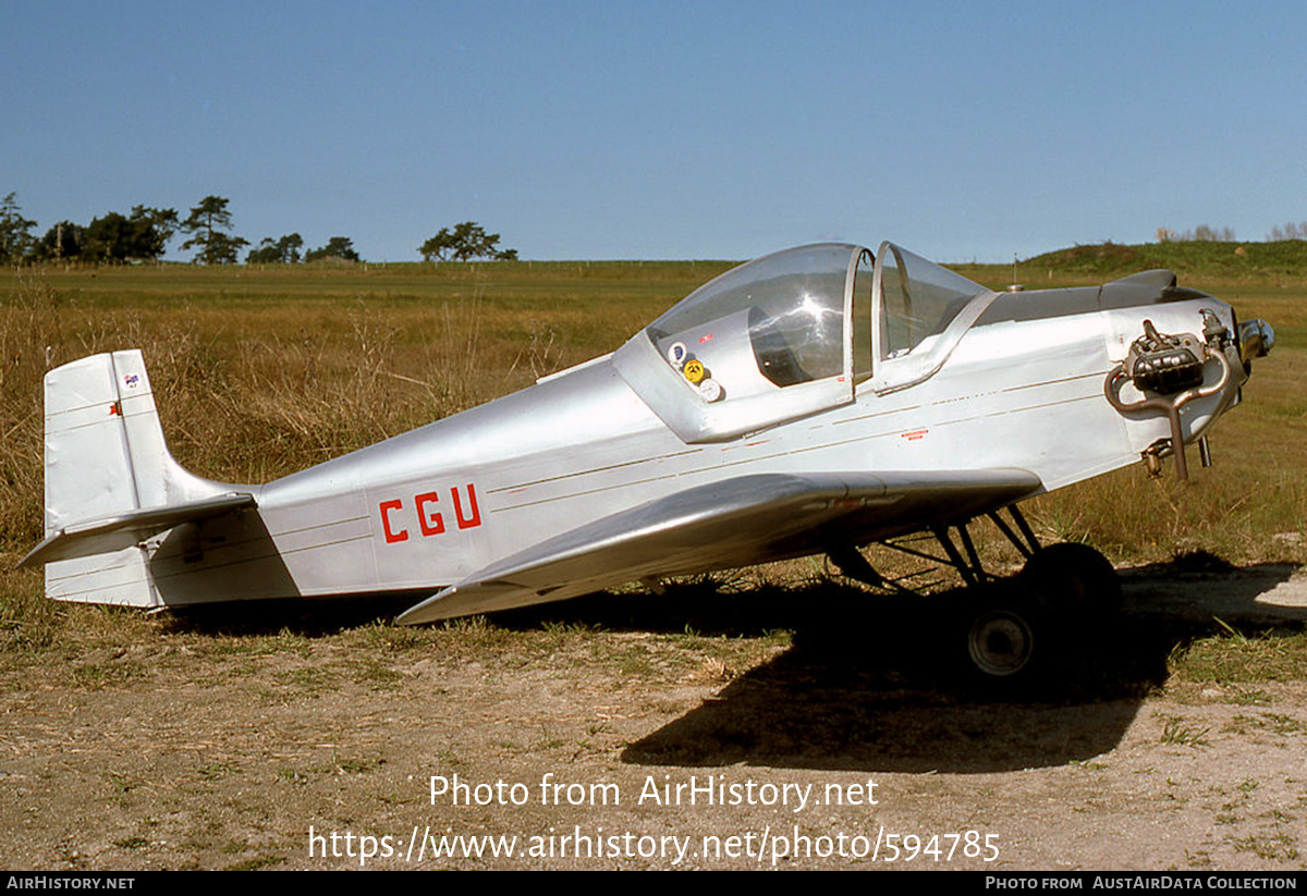 Aircraft Photo of ZK-CGU / CGU | Druine D-31 Turbulent | AirHistory.net #594785